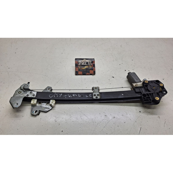 Máquina De Vidro Traseira Esquerda Honda City 2013 