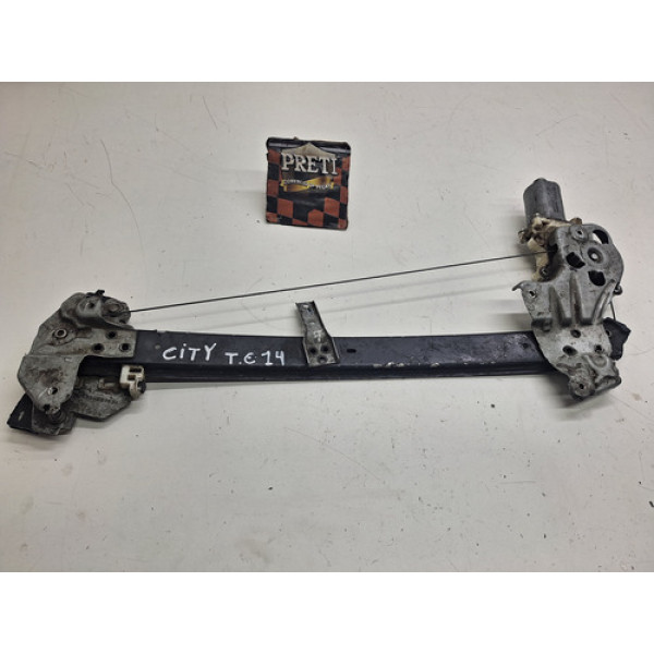 Máquina De Vidro Traseira Esquerda Honda City 2014