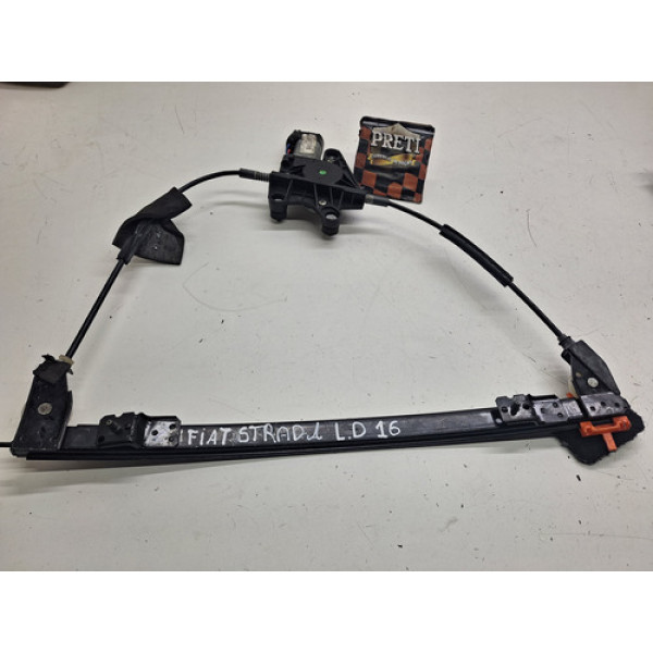 Máquina De Vidro Lado Direito Fiat Strada 2016/2017
