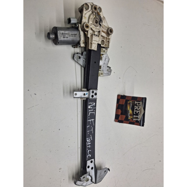 Máquina De Vidro Traseira Esquerda Honda New Fit 2006