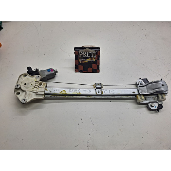 Máquina Vidro Traseira Direita Honda Civic 2015/2016