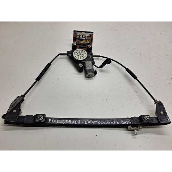 Máquina De Vidro Lado Esquerdo Fiat Strada 2016/2017