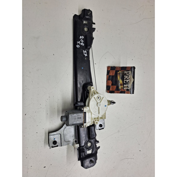 Máquina De Vidro Traseira Direita Peugeot 208 2017 