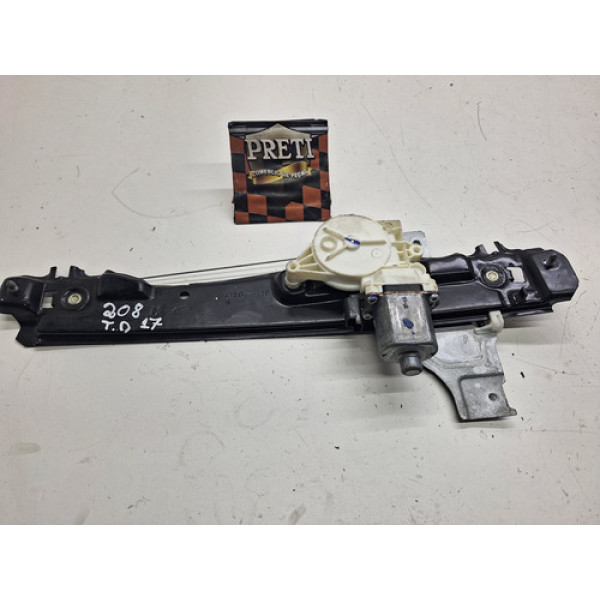 Máquina De Vidro Traseira Direita Peugeot 208 2017