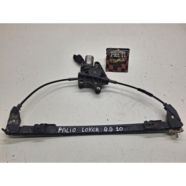 Máquina Vidro Dianteira Direita Fiat Palio Locker 2010