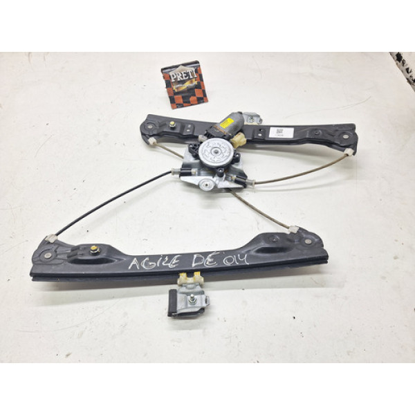Maquina De Vidro Dianteira Esquerda Chevrolet Agile 2014