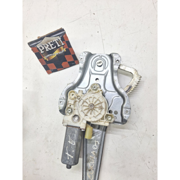 Maquina De Vidro Traseira Esquerda Toyota Corolla 2007/2008