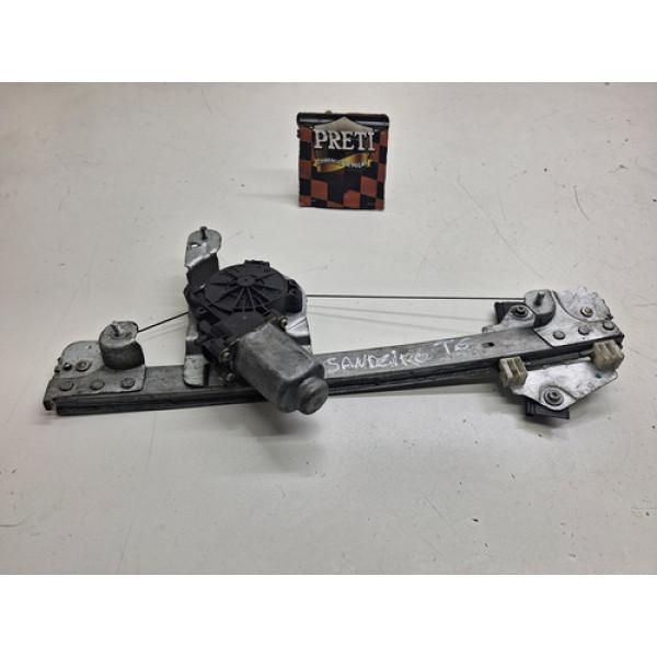 Máquina De Vidro Traseira Direita Renault Sandeiro 2014/2015