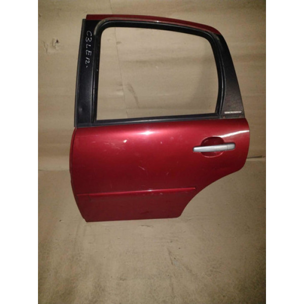 Porta Traseira Esquerda Citröen C3 2010  Original