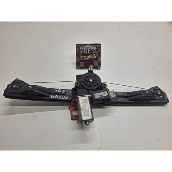 Máquina De Vidro Dianteira Esquerda Fiat Bravo 2014/2015