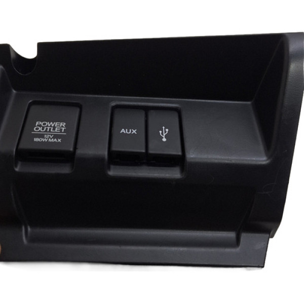 Moldura Tomada 12v Auxiliar Usb Honda New Fit 1.5 2015 