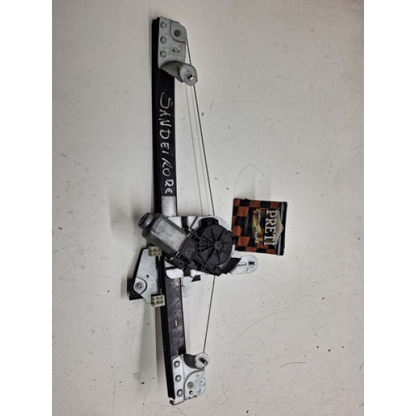 Máquina De Vidro Dianteira Esquerda Chevrolet Sandero 2010