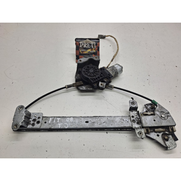 Máquina Vidro Traseira Direita Honda Fit 2003 A 2008 