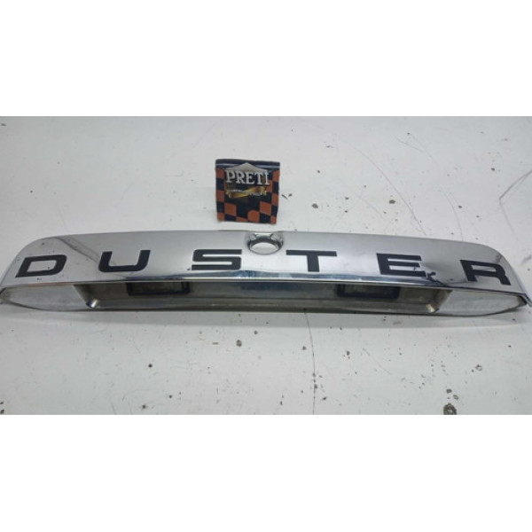 Aplique Tampa Traseira Cromado Renault Duster 2014