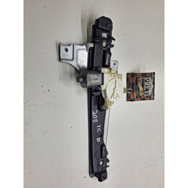 Máquina De Vidro Traseira Esquerda Peugeot 208 2016/2017