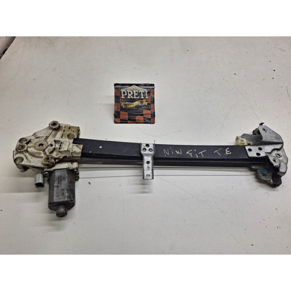 Máquina De Vidro Traseira Esquerda Honda Fit 2010 