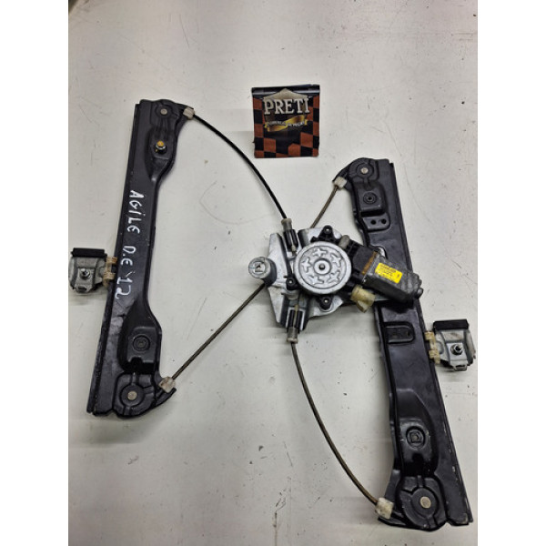 Máquina De Vidro Dianteira Esquerda Chevrolet Agile 2012