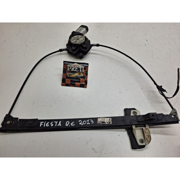 Máquina De Vidro Dianteira Esquerda Ford Fiesta 2013 