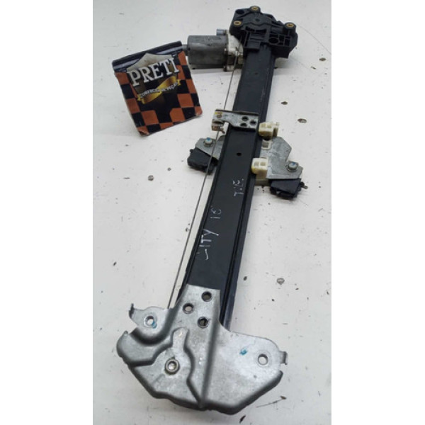 Máquina Vidro Elétrico Traseira Esquerda Honda City 2010