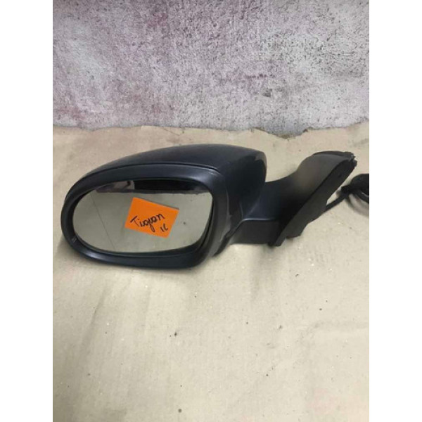 Retrovisor Lado Esquerdo Motorista Volkswagen Tiguan 2012 