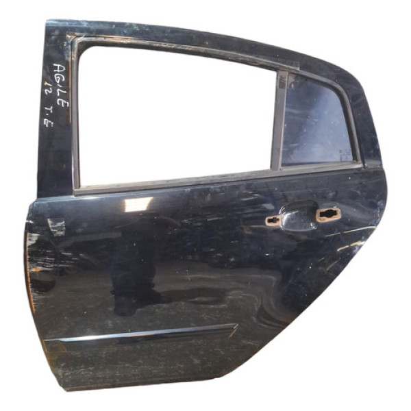 Porta Traseira Esquerda Chevrolet Agile 2012 C/detalhe 