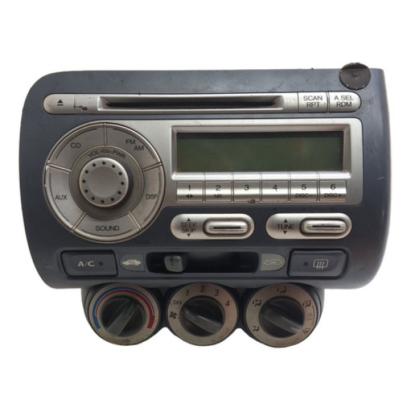 Rádio Som C/comando Ar Honda Fit 1.5 Automatico 2003 Á 2008
