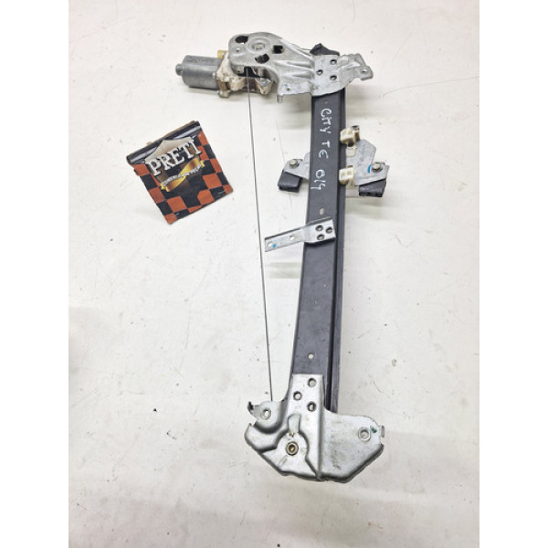Maquina De Vidro Traseira Esquerda Honda City 2014 