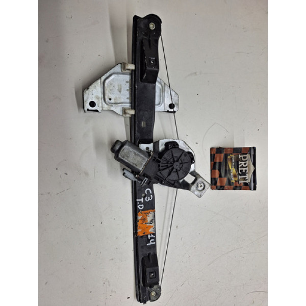 Máquina De Vidro Traseira Direita Citroën C3 2014 