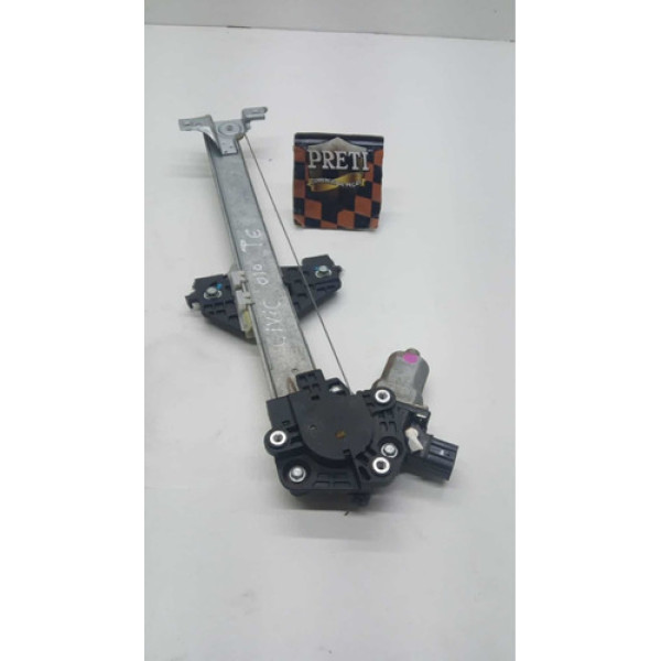 Máquina De Vidro Traseira Esquerda Honda Civic 2010