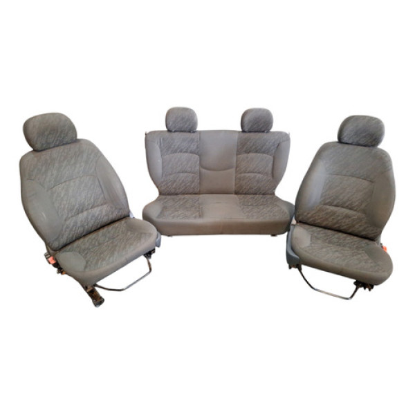 Jogo Banco Fiat Palio 1.3 16v Fire 2001 2002 ( Pano )